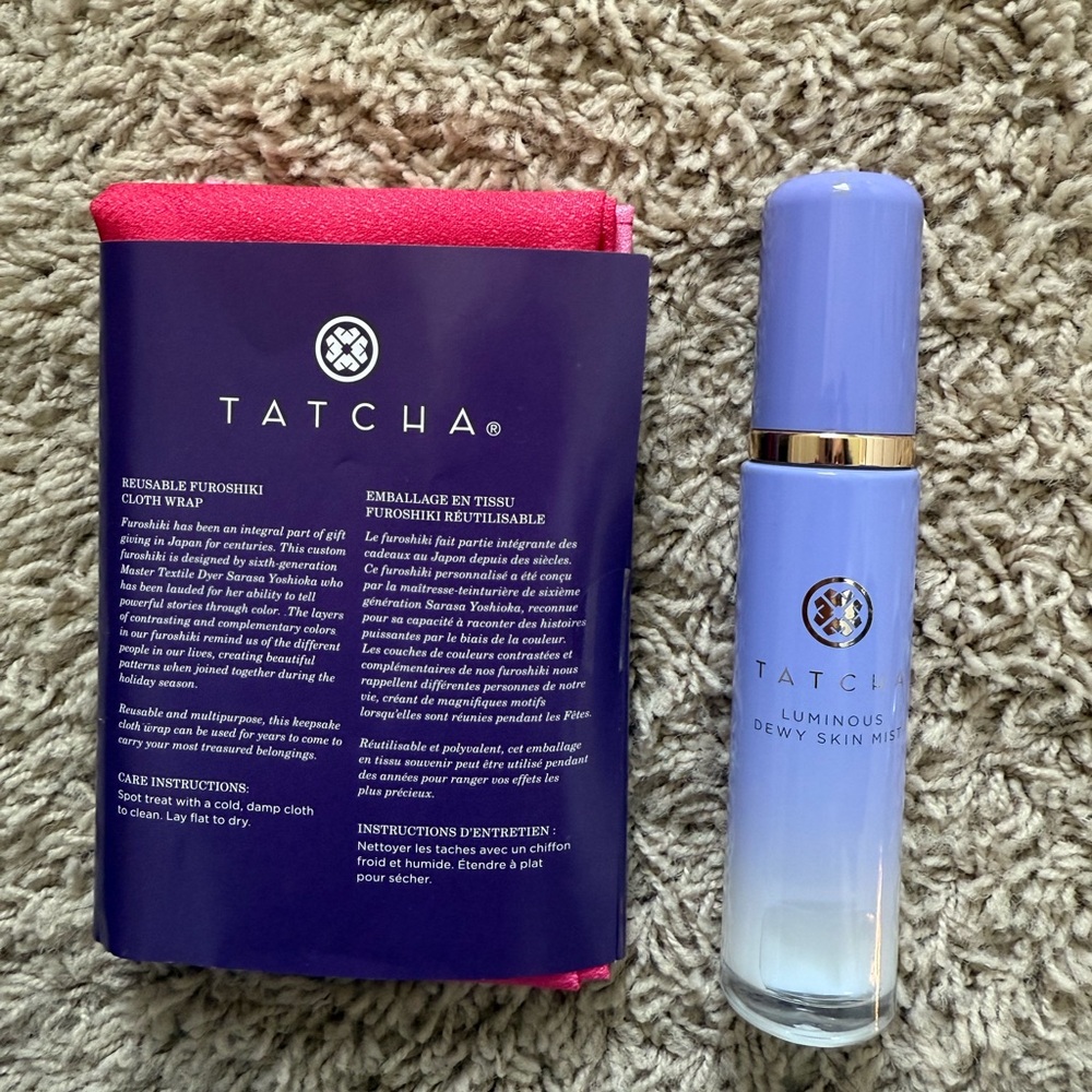 Tatcha Luminous Dewy Skin Mist with Cloth Wrap